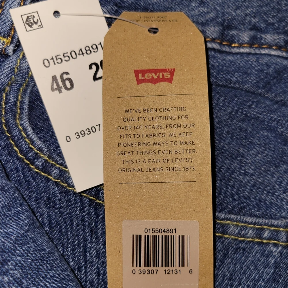 New! Levi's Denim Jeans Size 46 X 29